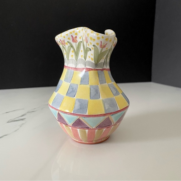 Small Creamer Syrup Pitcher by Mackenzie Childs - Picture 2 of 10
